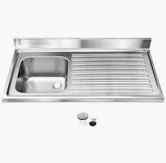 Fregadero con escurridor